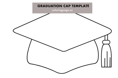 Printable Graduation Cap Template - Printable Word Searches