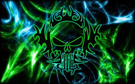 Green Skull Headphones Wallpapers on WallpaperDog