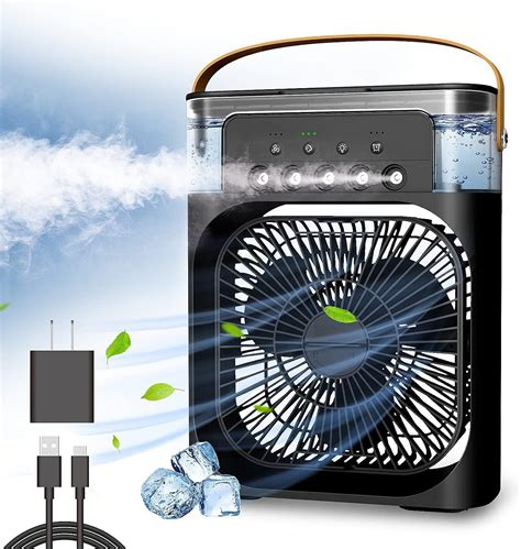 Amazon.com: Portable Air Conditioner Fan, Mini Evaporative Air Cooler ...