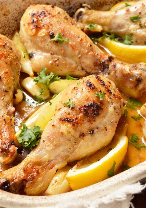 LEMON GARLIC CHICKEN DRUMSTICK RECIPE + WonkyWonderful