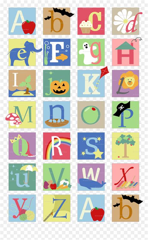 Transparent Alphabet Soup Clipart - Alphabets With Pictures For Kids ...