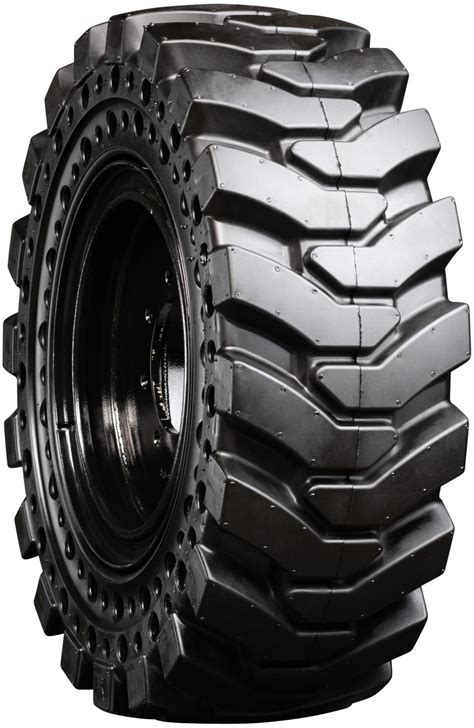 Traxter Heavy Duty No Flat Solid Tires 12x16.5 with 8x10.75" Bolt Rims