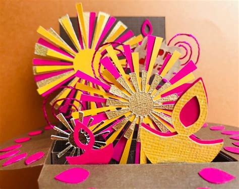 Diwali Card Pop up With Envelopes - Etsy | Diwali cards, Diwali, Diwali ...