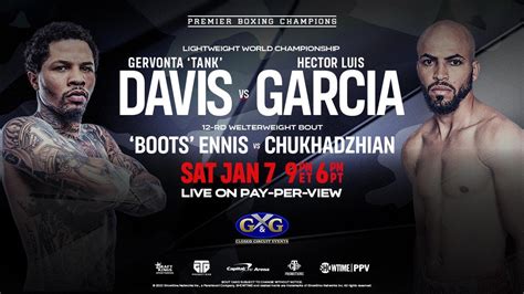 Showtime Boxing PPV: Gervonta "Tank" Davis vs Hector Luis Garcia ...