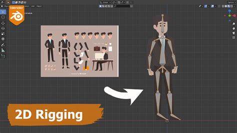 How to rig a 2D character - BlenderNation