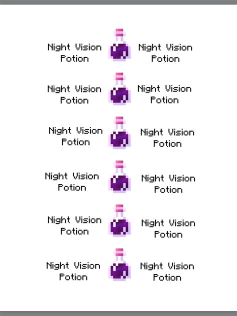 Minecraft Potion Vision - Minecraft Land