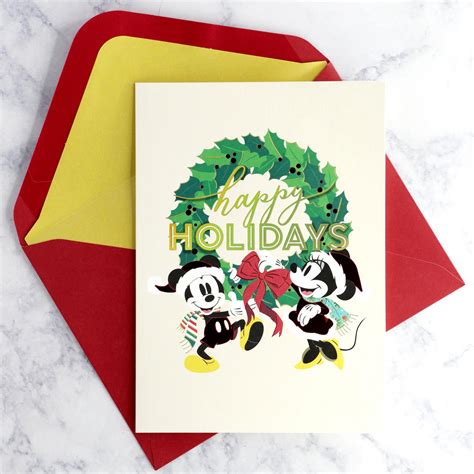 Mickey & Minnie Mouse Christmas Card | Papyrus | The Penguin Gallery