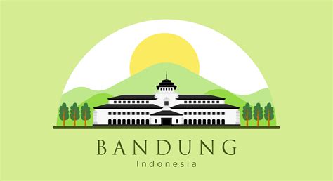 Bandung Landmark Vector Art, Icons, and Graphics for Free Download