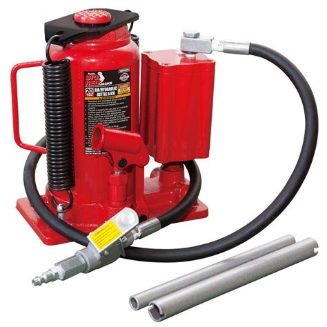 Big Red 20-Ton Air Hydraulic Bottle Jack-TA92006 - The Home Depot