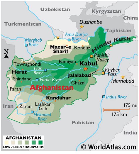 Afghanistan Map / Geography of Afghanistan / Map of Afghanistan ...