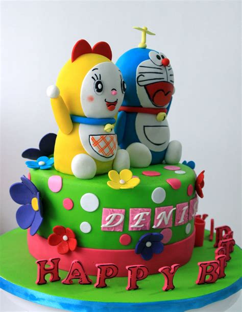 Doraemon and Dorami Cake