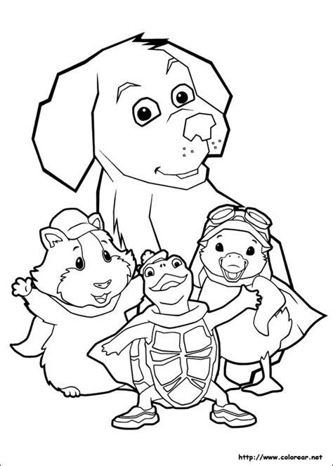 Dibujos para colorear de Las Mascotas Maravilla