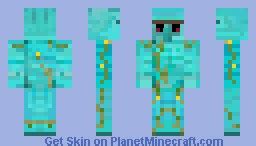 Diamond Golem Minecraft Skin