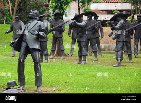 Memorial to Martyr Dr. Jose Rizal, recreation of last moments of the ...