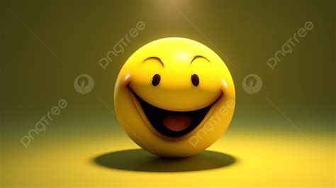 3d Photo Of A Smiling Yellow Man With His Eyes Popped Out Background ...