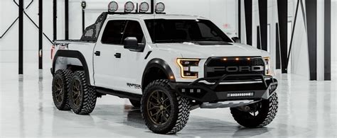 Ford F-150 Raptor 6x6 Gets Its Freak on With New Shoes, Looks Like an ...