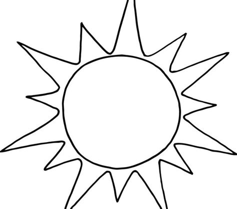 Sun Outline Drawing at PaintingValley.com | Explore collection of Sun ...