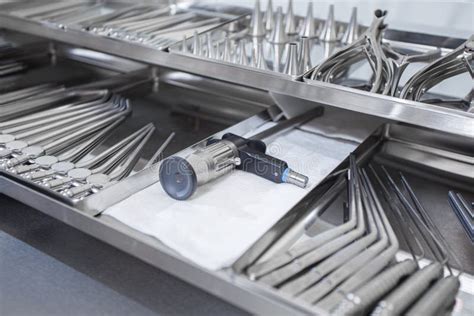 Instruments for Cardiothoracic and Vascular Surgery in a Steel Tray ...