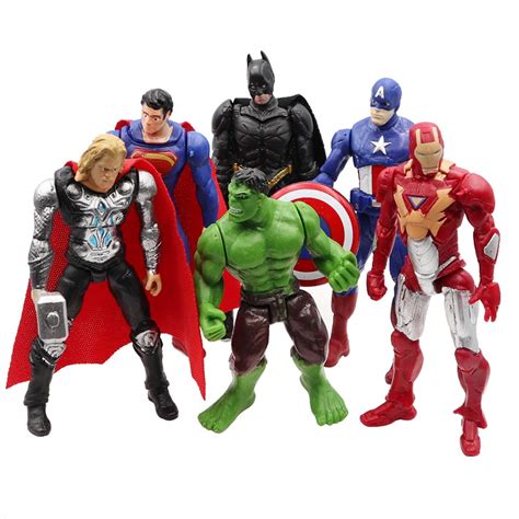 Buy 6 PCS Superhero Action Figure Set | Action Figures Set | Includes ...