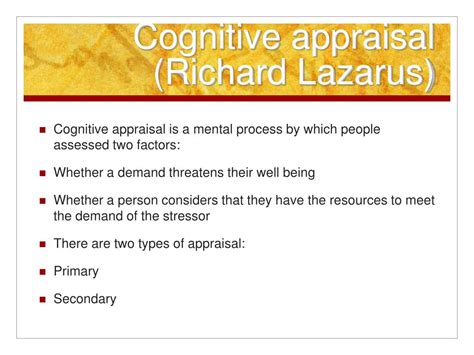 PPT - How Cognitive and Biological Factors interact in Emotion ...