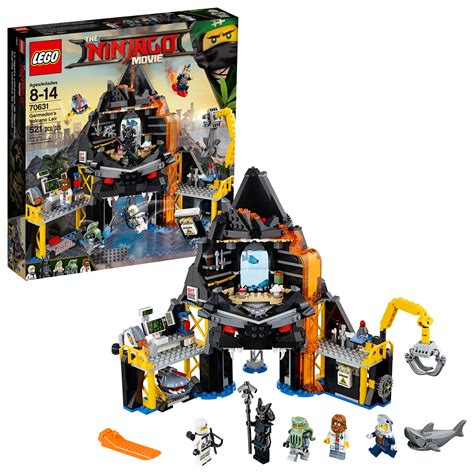 LEGO Ninjago Movie Garmadon's Volcano Lair 70631 (521 Pieces) - Walmart ...