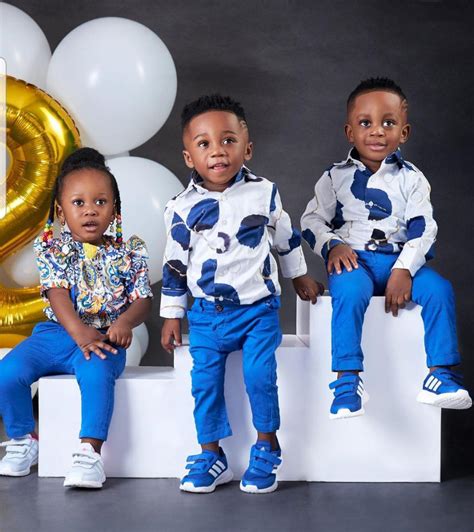 Adorable photos of Rev Obofour's all grown triplets pop up - Adomonline.com