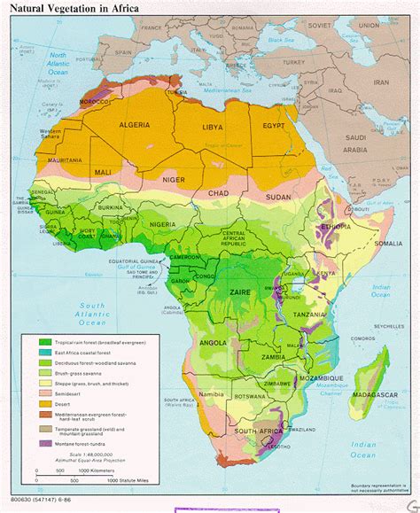 Map of climate of Africa showing great detail. | Africa map, Map ...