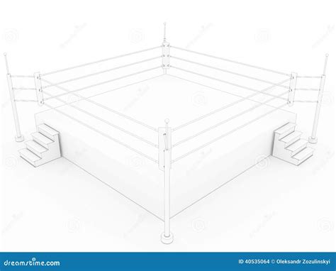 Drawing The Boxing Ring #2 Stock Illustration - Image: 40535064