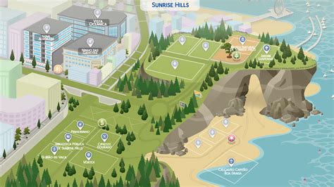 (Sims 4 Fanmade Maps) Sunrise Hills by filipesims on DeviantArt