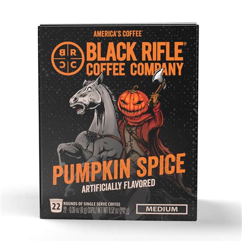 (2 pack) Black Rifle Coffee Company Pumpkin Spice K-Cup Pods, 22 Ct ...