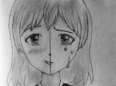 Crying Anime Drawings - Crying Anime Girl Drawing Deviantart ...