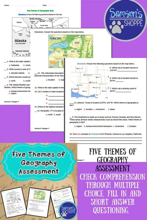 5 Themes Of Geography Worksheet Answers – Kidsworksheetfun