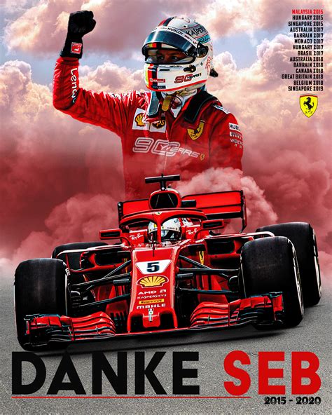 Sebastian Vettel Ferrari Artwork / Wallpaper | Behance