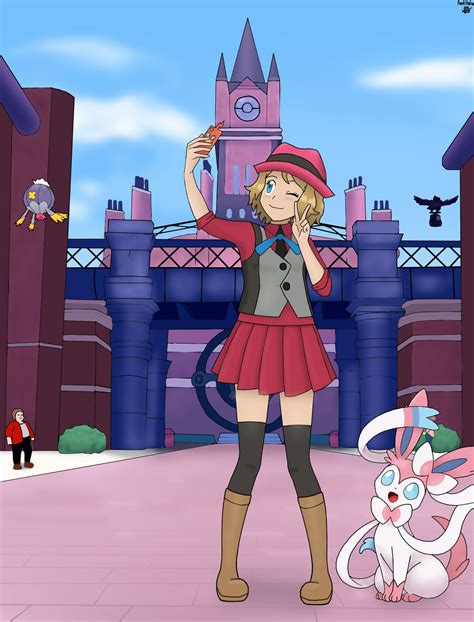 Pokemon Trainer Serena in Galar + Sylveon by FankiFalu on DeviantArt ...