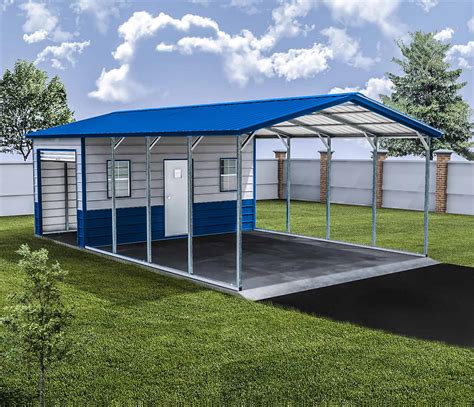 Metal Carports With Storage Building - Image to u