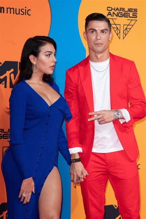 Georgina Rodriguez and Cristiano Ronaldo – 2019 MTV Europe Music Awards ...