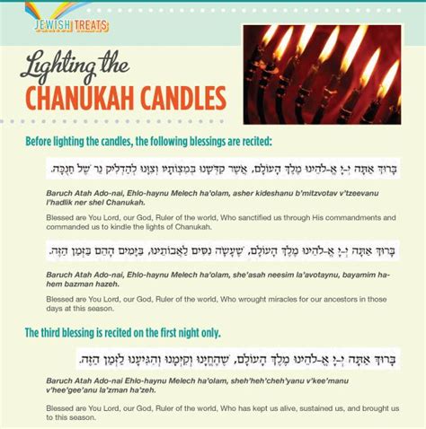 Blessings for lighting the #Chanukah candles. #Hanukkah | Hanukkah ...