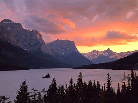 St. Mary Lake, GNP, Montana. | Parque nacional de los glaciares ...