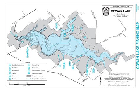 Cowan Lake Fishing Map - Ohio Department of Natural Resources