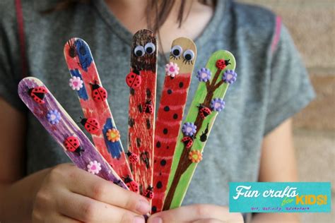 Popsicle Stick Bookmarks by Kids Stuff World | Skip To My Lou