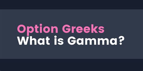 Options Greeks: What is Gamma?