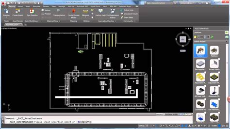 Factory Layout Design - Part 1 of 4 (AutoCAD) - YouTube