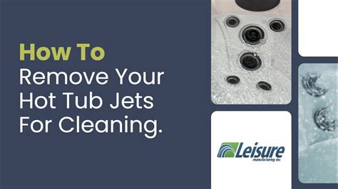 How To Remove Your Hot Tub Jets For Cleaning - YouTube