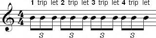 Eighth Note Triplets and Rests