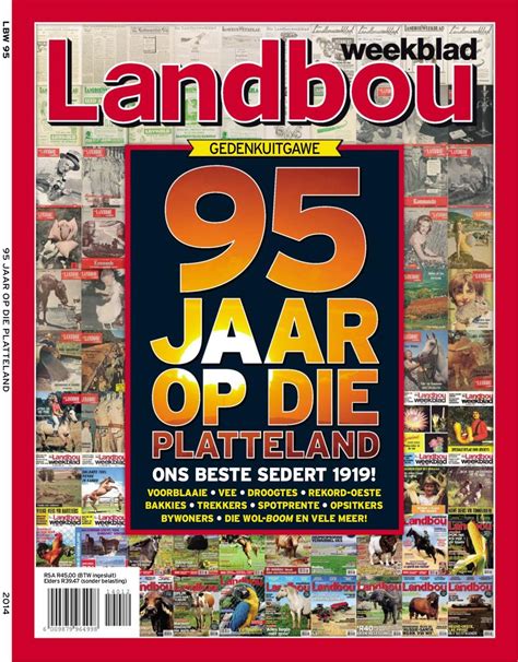 Get digital access to Landbou 95 Jaar Magazine | Magzter.com