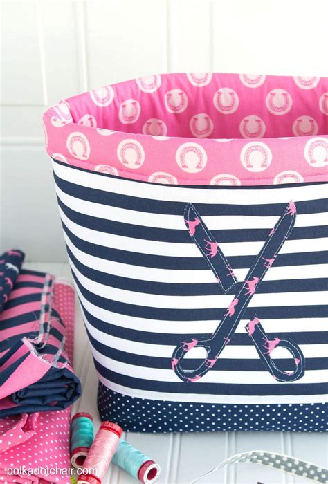 Sewing Project: Fabric Basket Tutorial