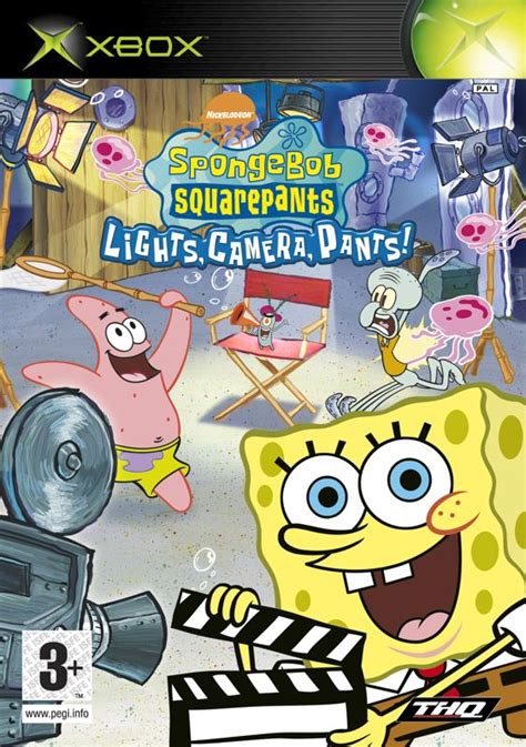 SpongeBob SquarePants: Lights, Camera, Pants! (2005) GameCube box cover ...