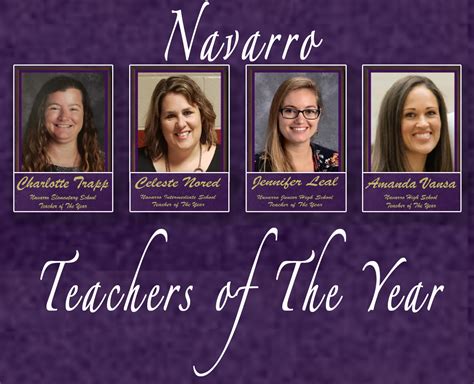 Navarro ISD recognizes top teachers for 2019- 2020 | Seguin Today