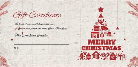 Free Christmas Gift Card Template Printable - Printable Templates Free