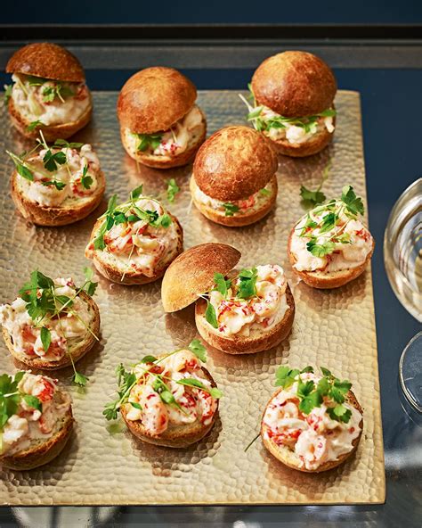 Mini crayfish and crab brioche bites | Recipe | Canapes recipes ...